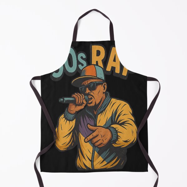 Item preview, 90s Rap Vibes – Oldschool Hip-Hop Style with Cap & Mic designed and sold by Laugh & Rewind .