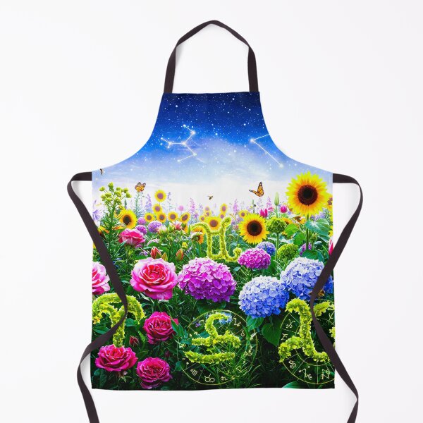 Item preview, Starry Night Garden: Zodiac Flower Fantasy designed and sold by Fantabulous.