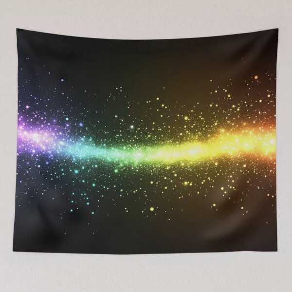 Item preview, Colorful cosmic dust in a dark space designed and sold by anytka.