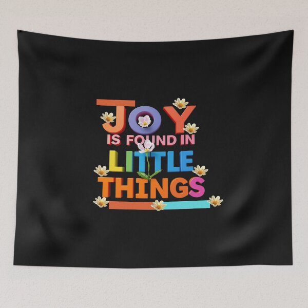 Item preview, JOY IS FOUND IN THE LITTLE THINGS T-Shirt – Spread Positivity in Style! designed and sold by Mikel-empire.