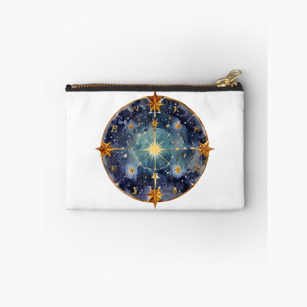 Item preview, Celestial Watercolor Compass Star Map designed and sold by CharmingGarden.