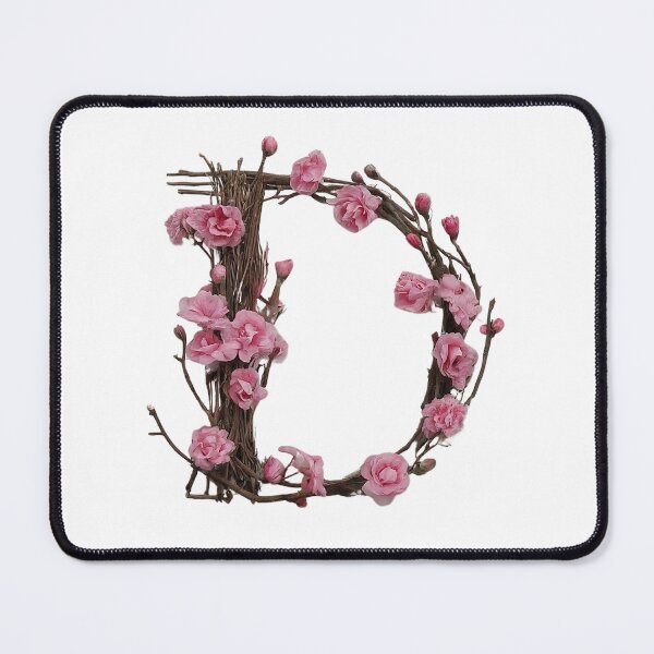 Item preview, Charming Floral Letter D - Elegant Botanical Art Print for Home Decor 4 designed and sold by Psycho-Crazy.