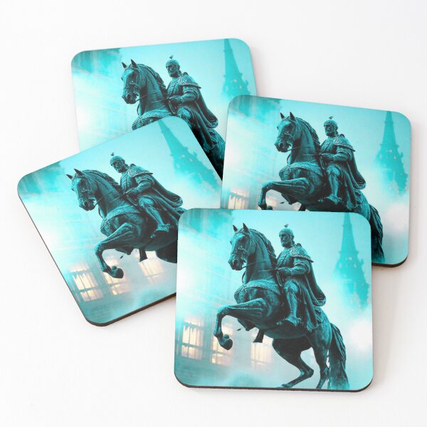 Item preview, Majestic Bronze Rider in Mystical Teal designed and sold by TRISHI CREATION.