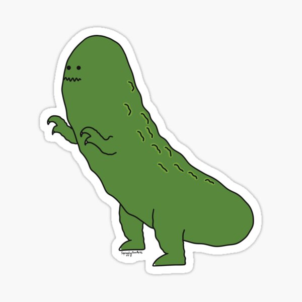 Item preview, Picklesaurus Rex designed and sold by SquigglyDooArts.