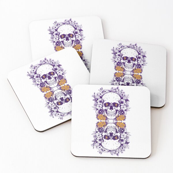 Item preview, Skulls & Flowers Design #2 designed and sold by BrHrocknroll.