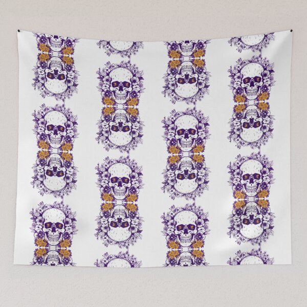 Item preview, Skulls & Flowers Design #2 designed and sold by BrHrocknroll.