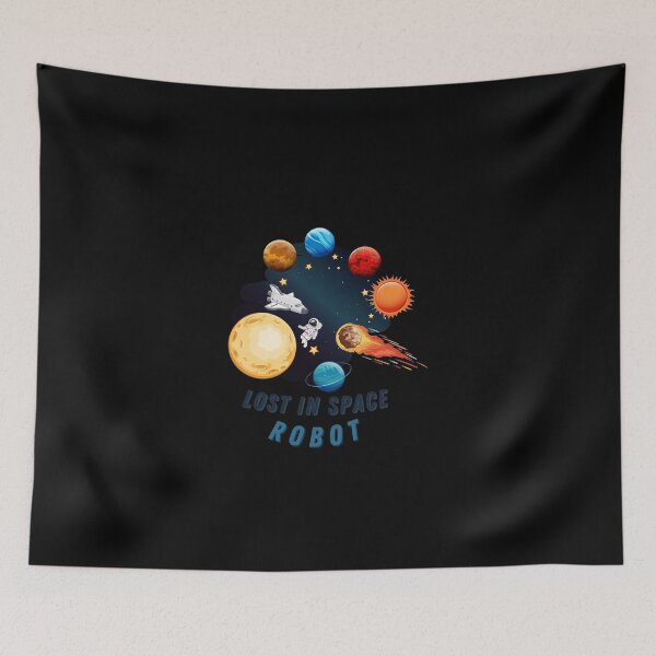 Item preview, Retro Robot Cosmic Misadventure Art designed and sold by Zakrytos ★★★★★.