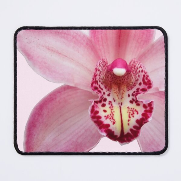Item preview, pink orchid flower sticker designed and sold by inainart.