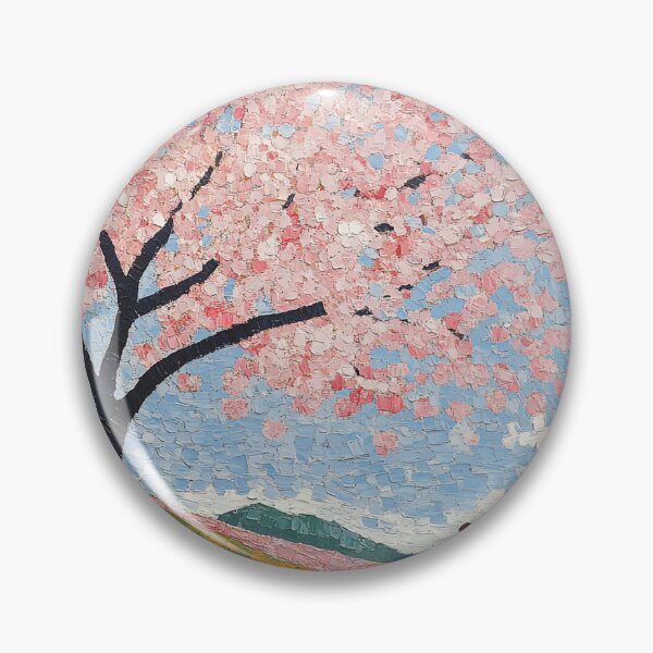 Item preview, Japanese cherry blossom | Post-impressionist painting style designed and sold by ComicsFactory.