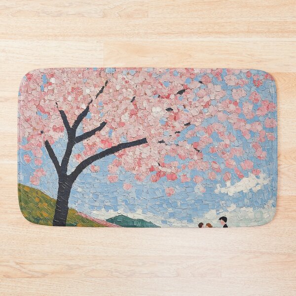 Item preview, Japanese cherry blossom | Post-impressionist painting style designed and sold by ComicsFactory.