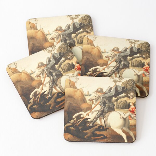 Item preview,  Saint George and the Dragon, 1506 by Raphael designed and sold by Vintage Designs +.
