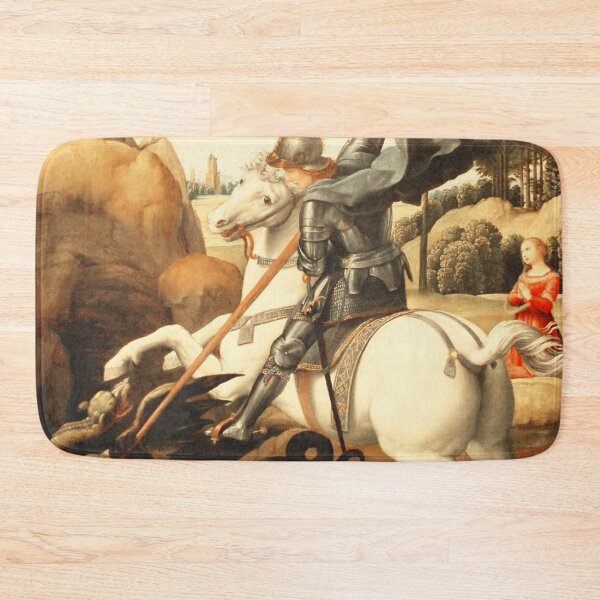 Item preview,  Saint George and the Dragon, 1506 by Raphael designed and sold by Vintage Designs +.