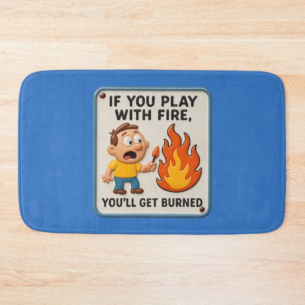 Item preview, Caution: Fire – A Cartoon Warning designed and sold by Girih.