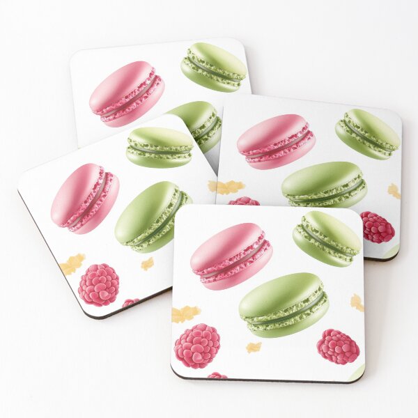 Item preview, Macarons and raspberries art designed and sold by anytka.