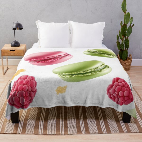 Item preview, Macarons and raspberries art designed and sold by anytka.