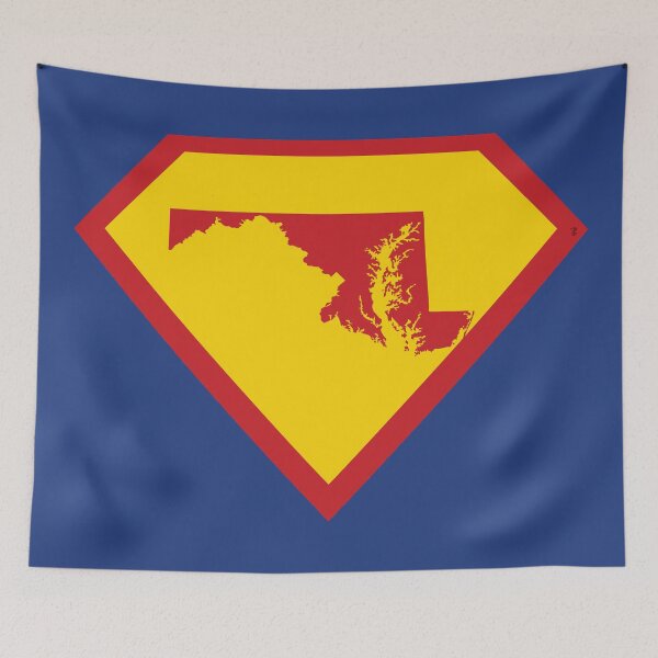 Item preview, MARYLANDER  SHIELD - Freedom Is The Superpower -   SUPERHERO MARYLAND design designed and sold by pelagio.
