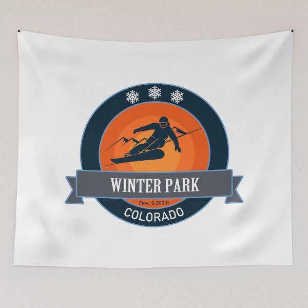 Item preview, Winter Park Colorado, Snowboard Badge designed and sold by Wanderful-roads.