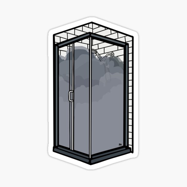 Item preview, Shower Art. Black line drawings.  designed and sold by LayerCakeDigDes.