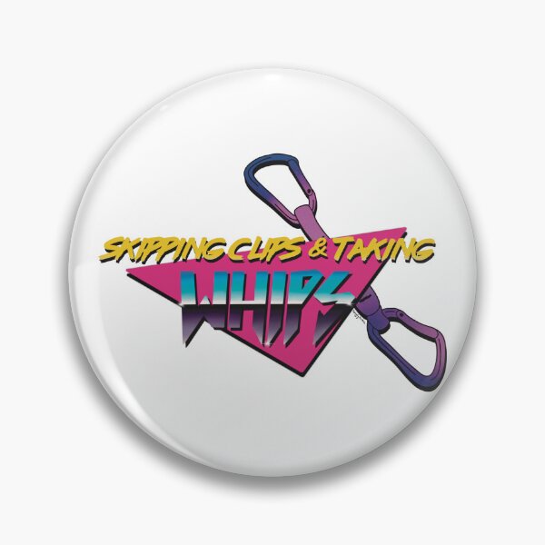 Item preview, Skipping Clips and Taking Whips Rock Climbing  designed and sold by SquigglyDooArts.
