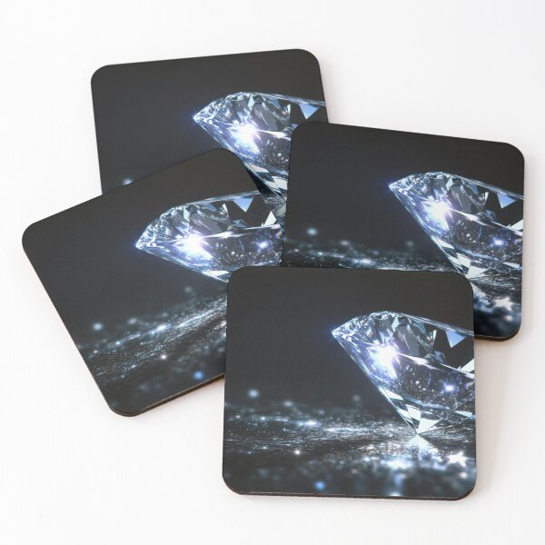 Item preview, Sparkling diamond on dark background designed and sold by anytka.