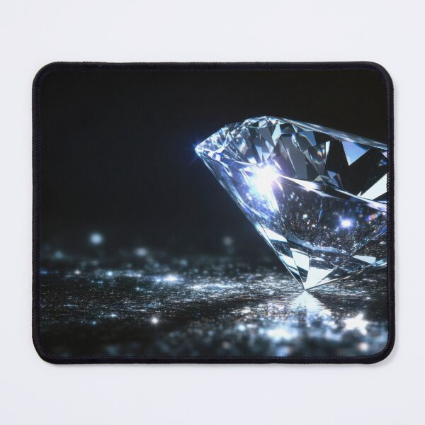 Item preview, Sparkling diamond on dark background designed and sold by anytka.