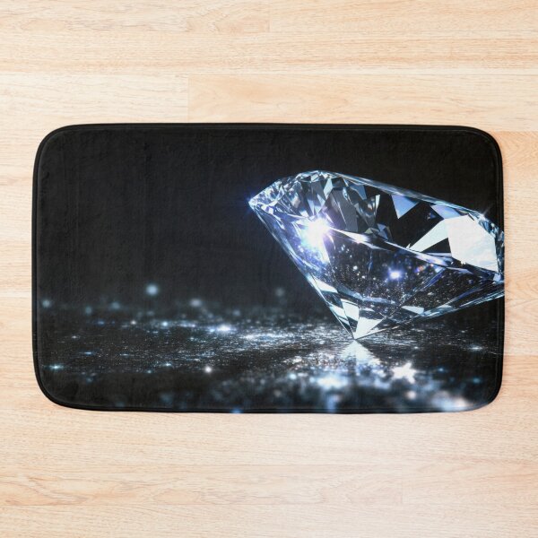 Item preview, Sparkling diamond on dark background designed and sold by anytka.