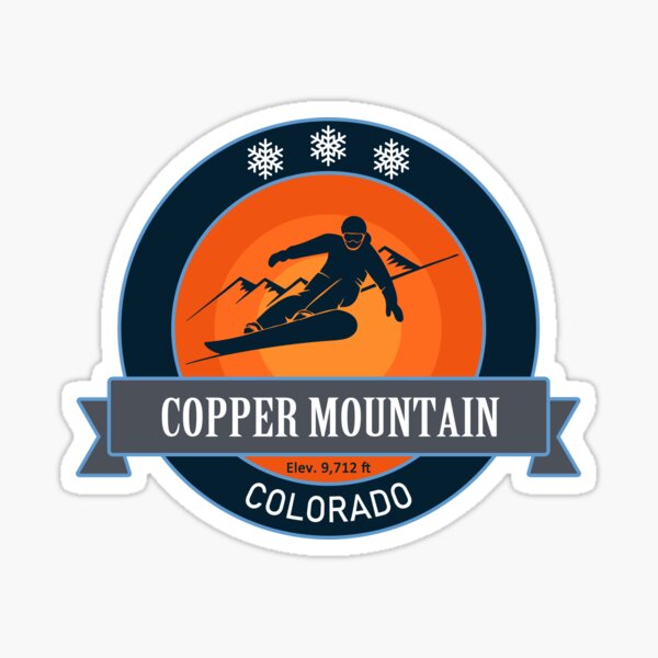 Snowboard Sticker Pack Copper Mountain Colorado Ski Resort Sticker