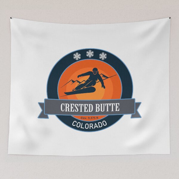Item preview, Crested Butte Colorado, Snowboard Badge designed and sold by Wanderful-roads.