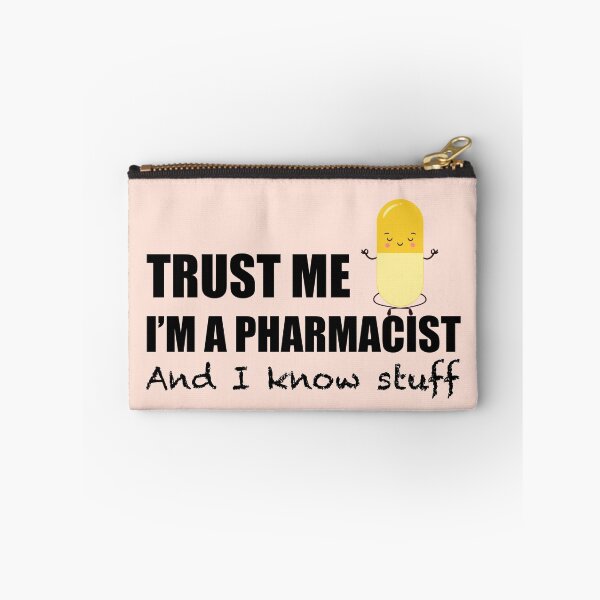 Item preview, Cute Yellow pill meditation pose, Trust Me, I’m a Pharmacist and I know stuff – Funny Pharmacist Gift ideas | Rx-Themed Design designed and sold by LiLohaveaplan.