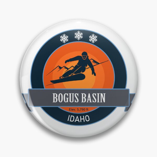 Item preview, Bogus Basin Idaho, Snowboard Badge designed and sold by Wanderful-roads.