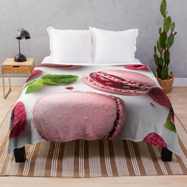 Item preview, Pink raspberry macarons designed and sold by anytka.