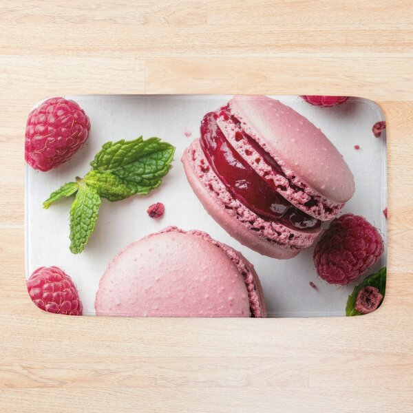 Item preview, Pink raspberry macarons designed and sold by anytka.