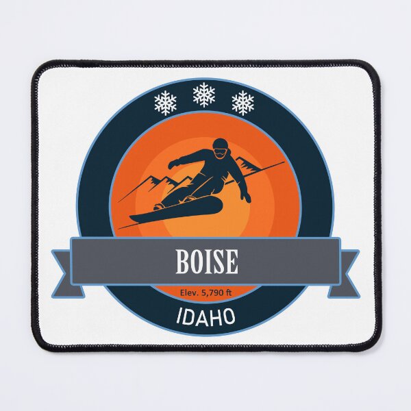 Item preview, Boise Idaho, Snowboard Badge designed and sold by Wanderful-roads.
