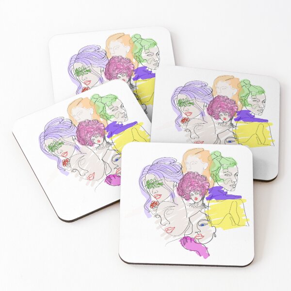 Item preview, Imperfectly Beautiful: Six Abstract Women Celebrating Strength & Soul designed and sold by ByMile.