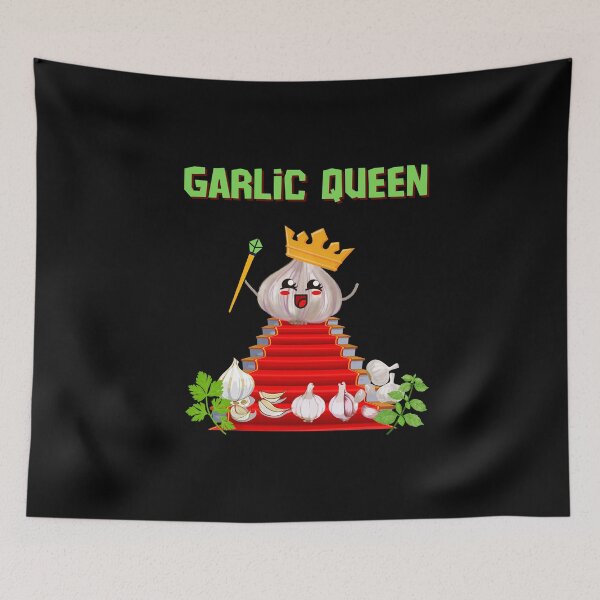 Item preview, Garlic Queen - Cute and funny design for a gift! designed and sold by AtushaSpark.