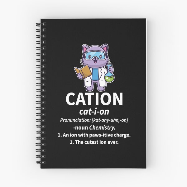 Item preview, Chemistry Chemist Cation Definition Cat designed and sold by DexertimaArt.