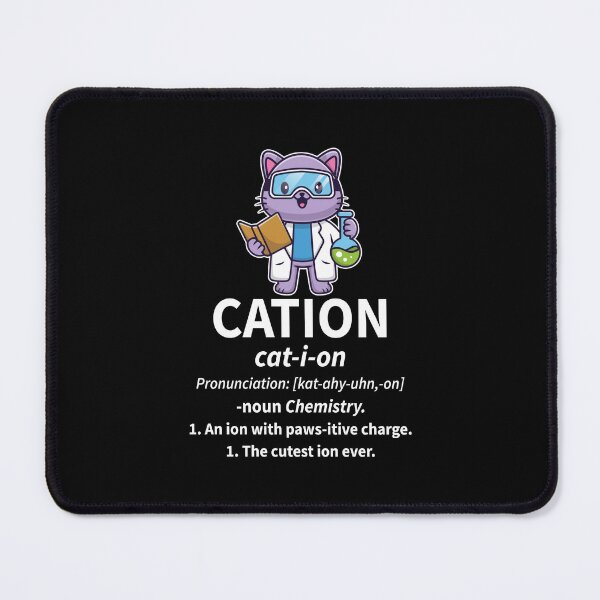 Item preview, Chemistry Chemist Cation Definition Cat designed and sold by DexertimaArt.