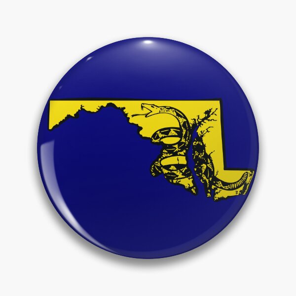 Item preview, MARYLAND  - Libertarian - Don't Tread On Me Gadsden Snake on MARYLANDER Map designed and sold by pelagio.