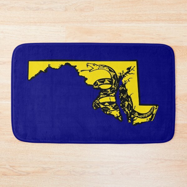 Item preview, MARYLAND  - Libertarian - Don't Tread On Me Gadsden Snake on MARYLANDER Map designed and sold by pelagio.