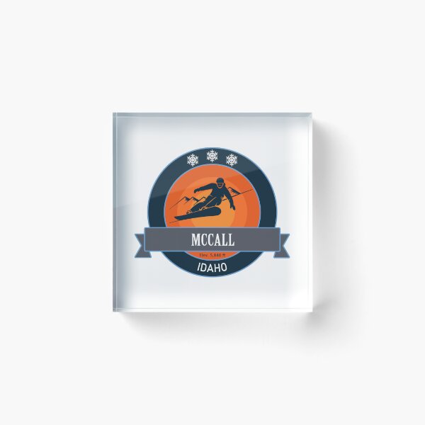 Item preview, McCall Idaho, Snowboard Badge designed and sold by Wanderful-roads.