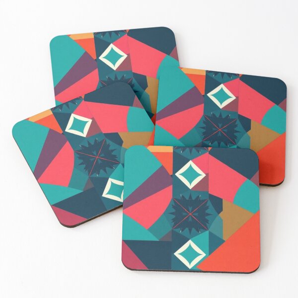 Item preview, Colorful geometric decorative pattern  designed and sold by Dogandesighn.