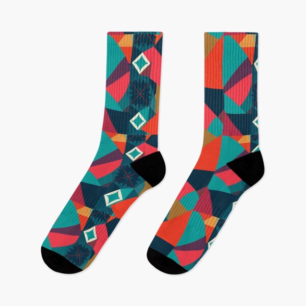 Item preview, Colorful geometric decorative pattern  designed and sold by Dogandesighn.