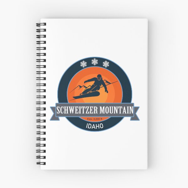 Item preview, Schweitzer Mountain Idaho, Snowboard Badge designed and sold by Wanderful-roads.