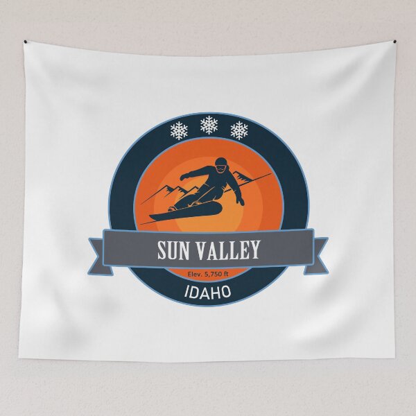 Item preview, Sun Valley Idaho, Snowboard Badge designed and sold by Wanderful-roads.