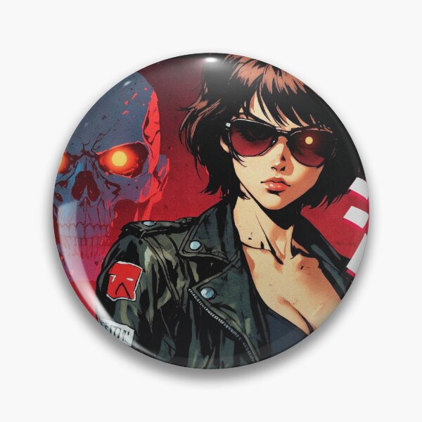Item preview, 90s Anime Sci fi Movie Cover Aesthetic Cyborg Girl The Liquidator Cyberpunk genre designed and sold by onlyanimevibes.