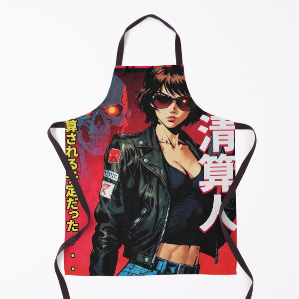 Item preview, 90s Anime Sci fi Movie Cover Aesthetic Cyborg Girl The Liquidator Cyberpunk genre designed and sold by onlyanimevibes.