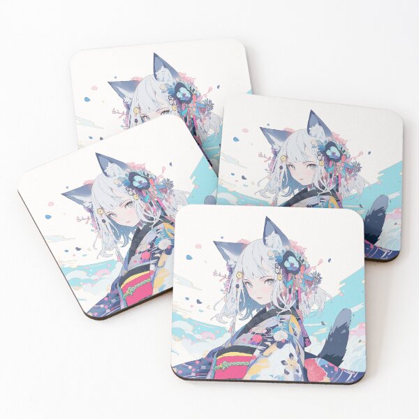 Item preview, Neko girl anime designed and sold by iWallGlow.
