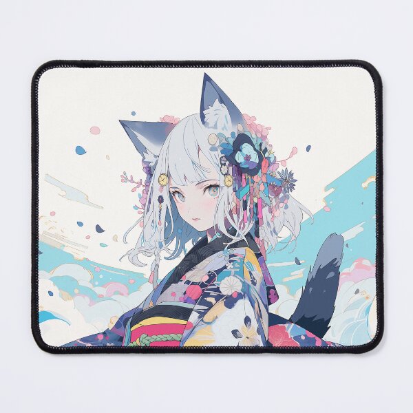 Item preview, Neko girl anime designed and sold by iWallGlow.