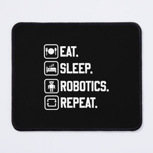Item preview, Eat Sleep Robotics Repeat Vintage Engineer Gift designed and sold by DexertimaArt.