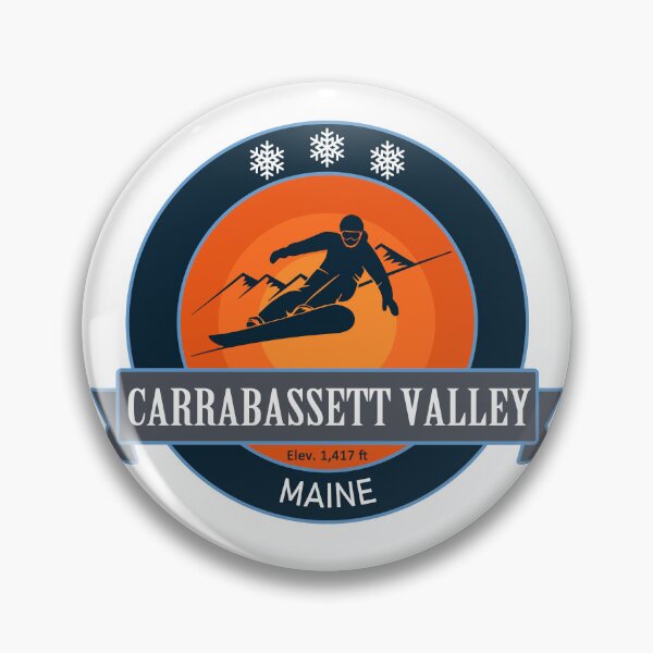 Item preview, Carrabassett Valley Maine, Snowboard Badge designed and sold by Wanderful-roads.